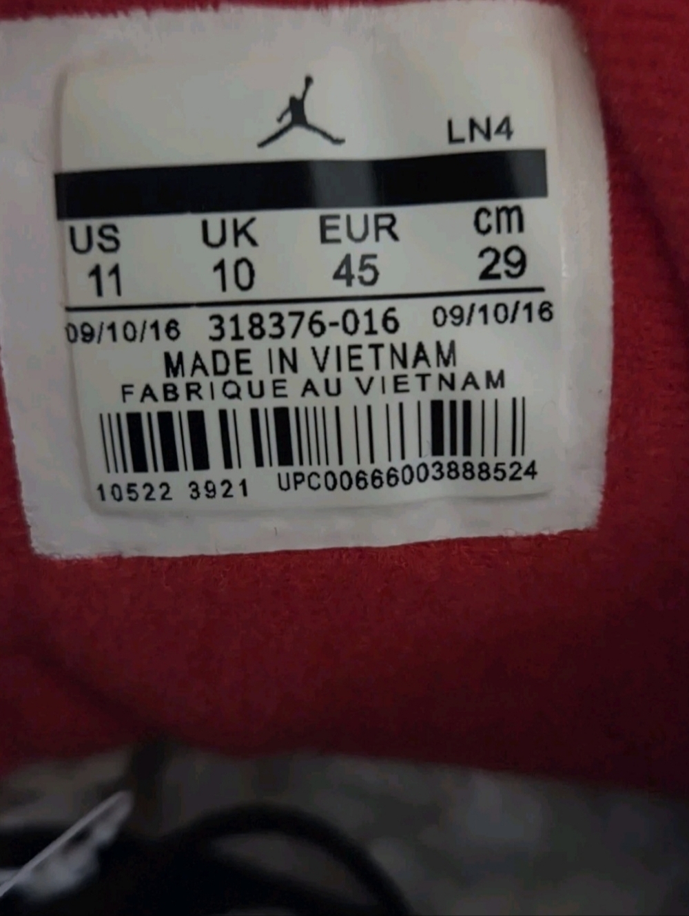 Nike Air Jordan 3 Retro OG Black Cement DN3707-010 US Men's 11 - Picture 16 of 17